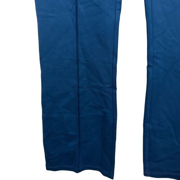 Sanctuary Lana Flare Ponte Knit Pants Blue Jewel NWT Stretch Pull On sz Large - Picture 7 of 16